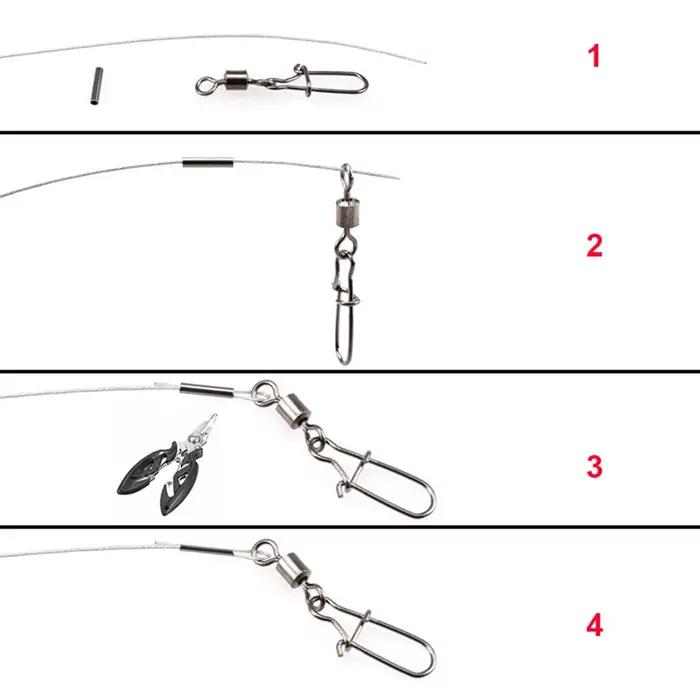 100 manchons sertissage cuivre aluminium pêche - Tubes de ligne 1.0-2.8mm pour accessoires pêche mer