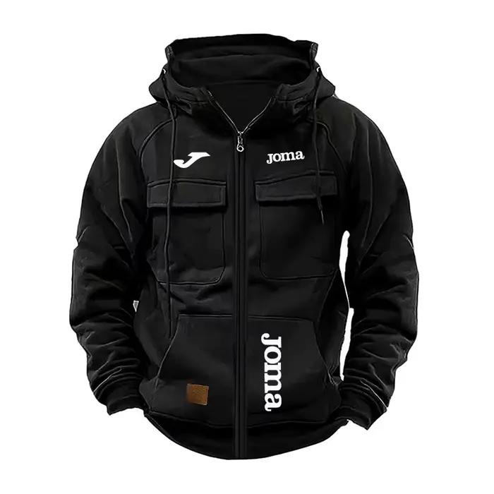 Veste pêche polaire homme Joma - Vêtement chaud avec multiples poches pour pêche hivernale