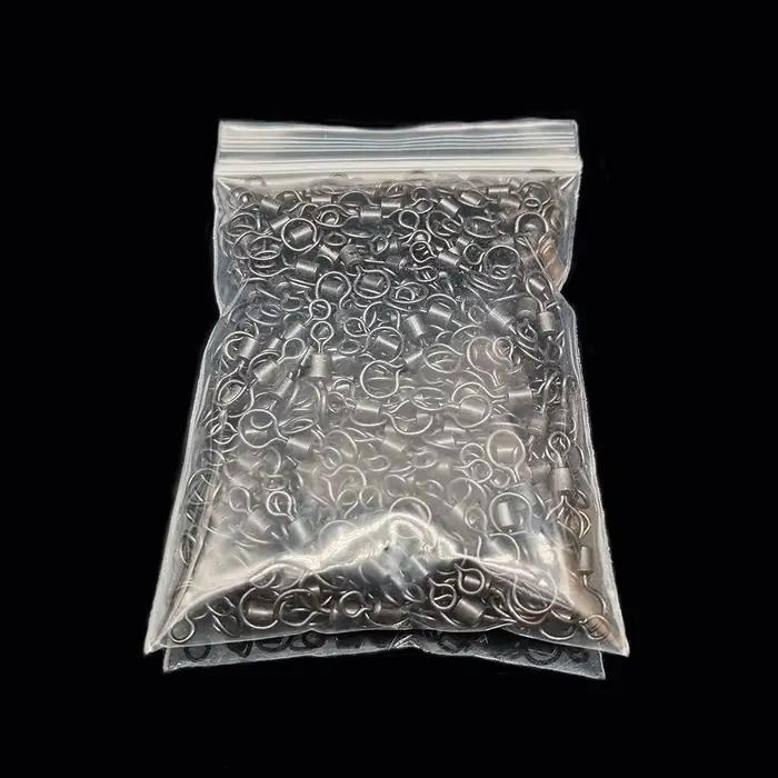 Émerillons noirs 50 pièces pour pêche à la carpe et leurres roulants en cuivre robustes et discrets pour pêcheurs exigeants occasions spéciales