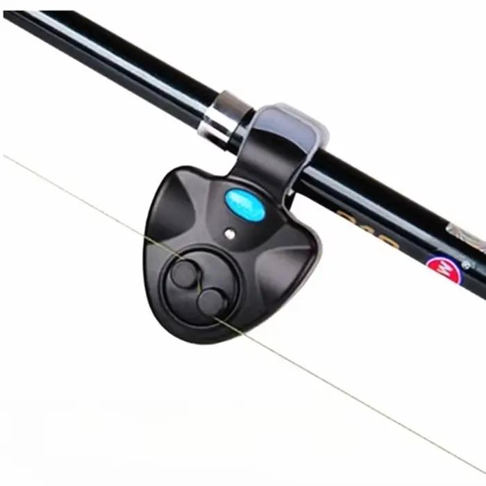 Alarme mordeur portable LED pour pêche à la carpe - Indicateur de touches avec amortisseur pour canne