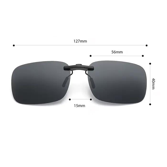 Lunettes clip-on polarisées sans monture KLASSNUM pour pêche - Anti-éblouissement UV400 - Homme Femme