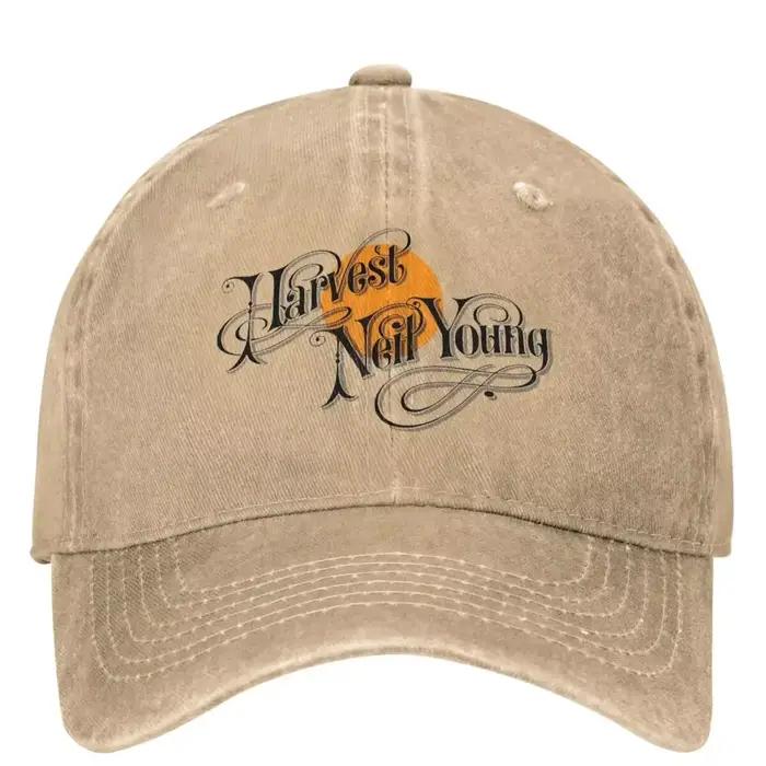 Casquette Neil Young pêche récolte été - Chapeau baseball vintage pêche camping tendance hip hop