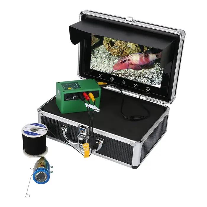 Caméra sous-marine GAMWATER 10 pouces 1000TVL - 30 LEDs pour pêche en rivière glace hiver 15M 30M 50M