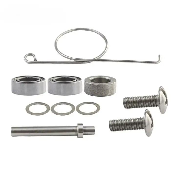 Kit Outils Poignée Moulinet Pêche - Vis Écrous Rondelles Axe Acier Inox Assemblage Pièces Détachées