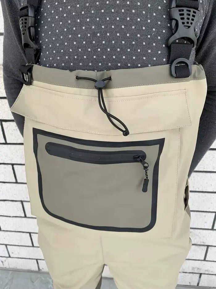 Waders de pêche à la mouche respirants - Combinaison imperméable à séchage rapide pour hommes