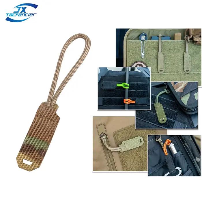 Poignées fermeture éclair tactiques MOLLE - Accessoires sac pêche chasse 1000D nylon