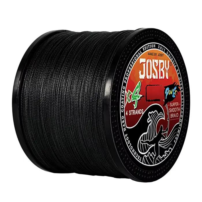 Fil de pêche japonais JOSBY 4 brins multifilament haute résistance à l'abrasion pour mer et eau salée