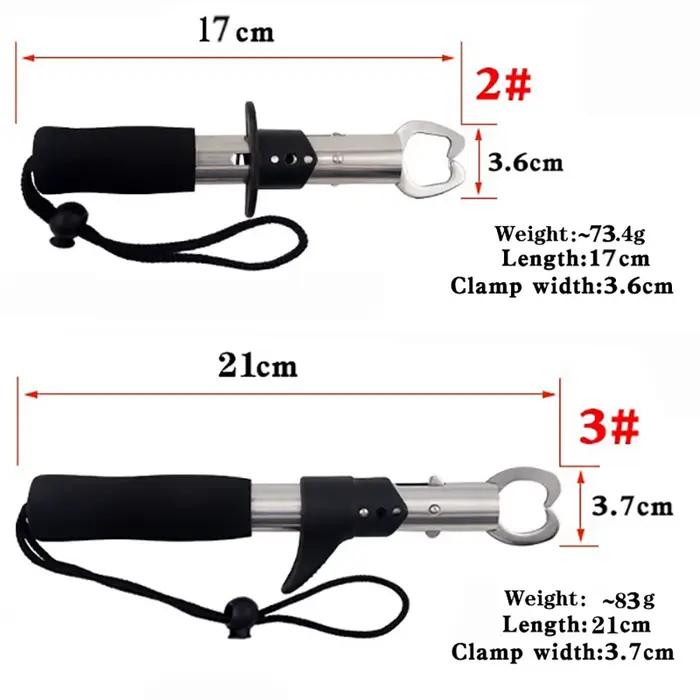 Pince à leurres multifonction en acier inoxydable 21/17 cm pour contrôle et décrochage du poisson