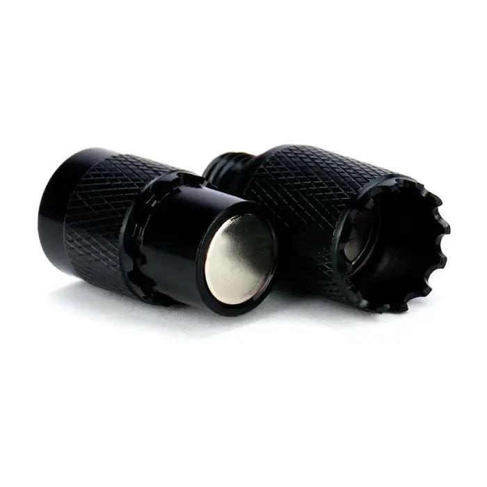 Connecteurs rapides aluminium Hirisi AQ215 - Adaptateurs 2/4 pièces pour alarmes et piquets de berge