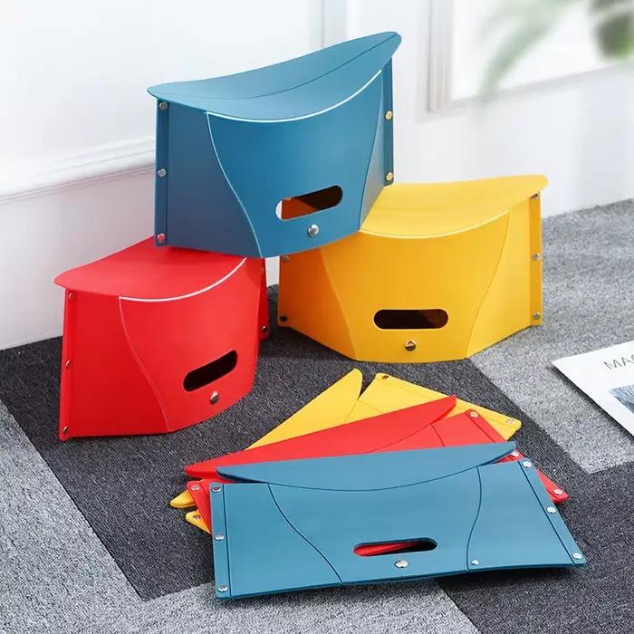 Tabouret pliant en plastique portable pour pêche et camping chaise de plage pliante multifonctionnelle polyvalente occasions spéciales