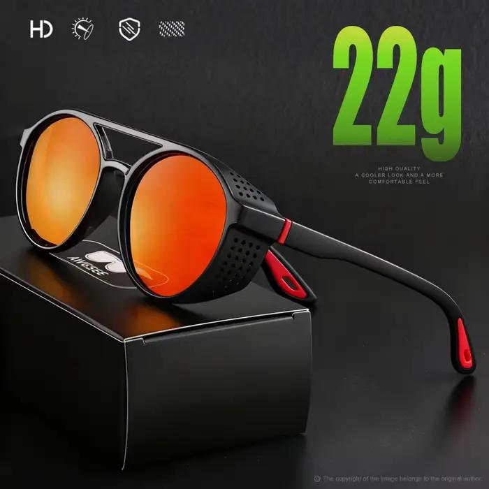 Lunettes de pêche polarisées Steampunk pour homme et femme - Protection UV et vision claire
