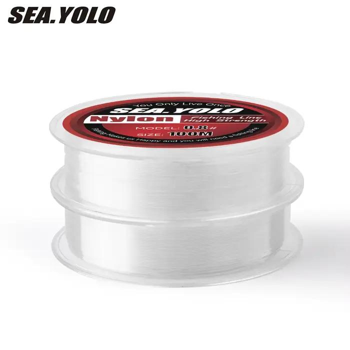 Ligne nylon cristal transparent Sea.Yolo 100m importée du Japon - Ligne principale pêche