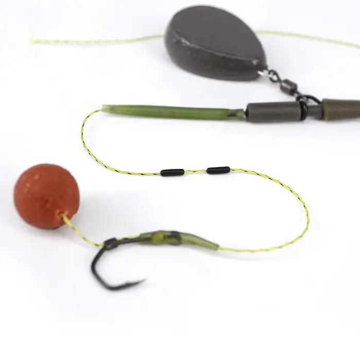 Ligne de pêche carpe 8 brins en leadcore souple pour hair rig, 20 mètres accessoires montage