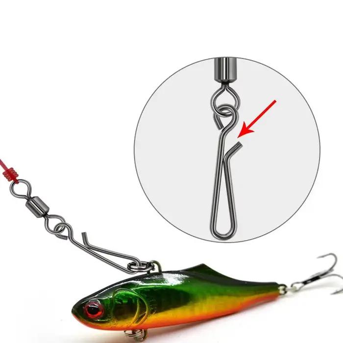 Émerillons barrel snap 10 pièces pour connecter leurres - Pêche en mer et trolling, raccords résistants