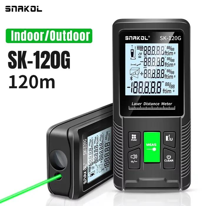 Télémètre laser Snakol 40M à 120M laser vert/rouge - Visibilité optimale pour pêche en toutes conditions
