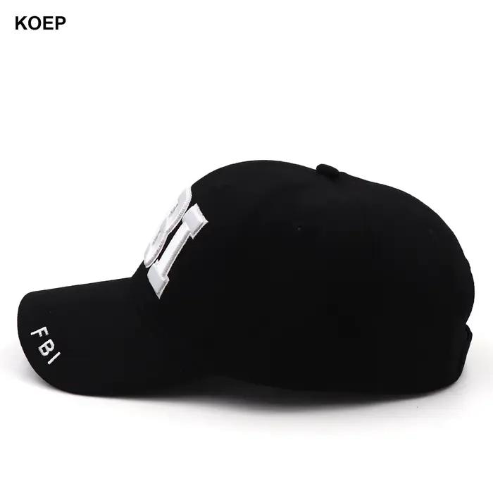 Casquette tactique SWAT FBI pêche - Chapeau baseball police sécurité pêche outdoor réglable