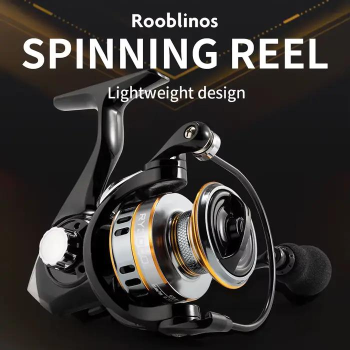 Moulinet de pêche ROOBLINOS RY spinning ultraléger métal eau douce et mer haute vitesse