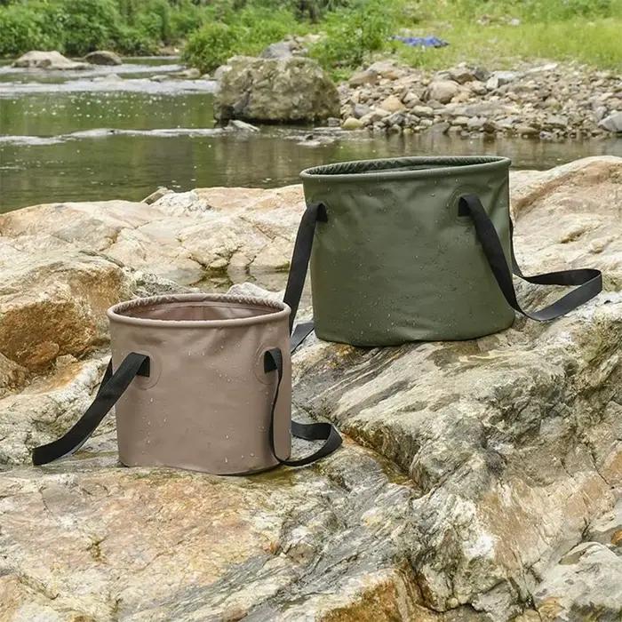 Seau de rangement tout-en-un pour accessoires pêche avec compartiments - Matériel et articles pêche