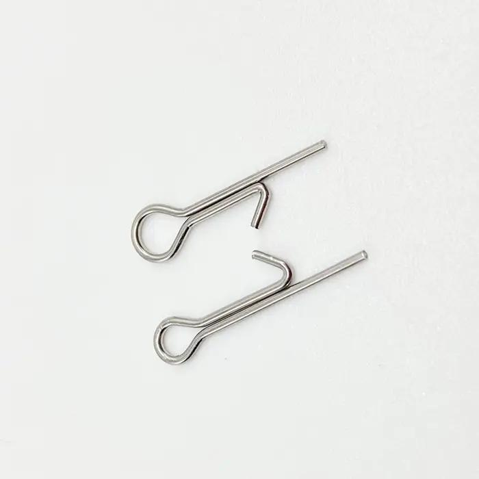 Hameçons avec aiguille et émerillon pour appâts souples pêche à la carpe, pack de 10 30 50 pièces