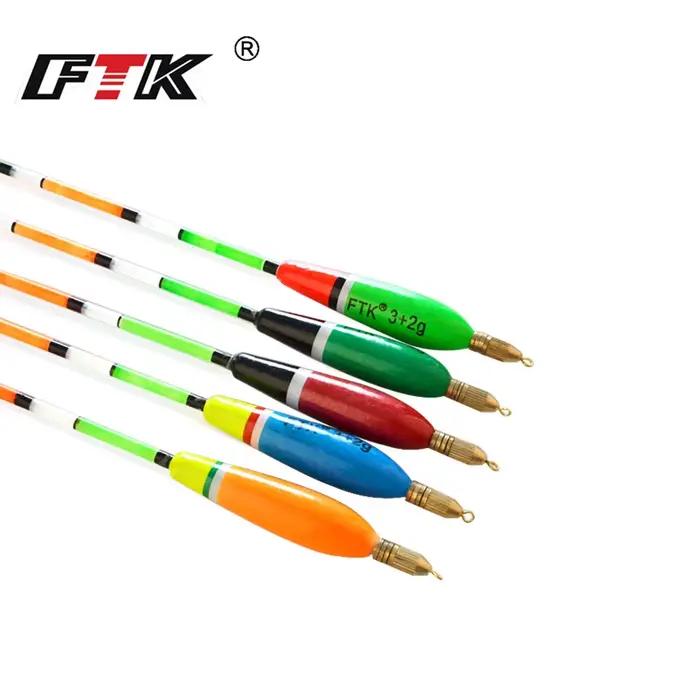 Lot de 5 flotteurs Barguzinsky Fir Vertical Pesca 3+2g 4+2g 5+2g 6+2g pour la pêche à la carpe