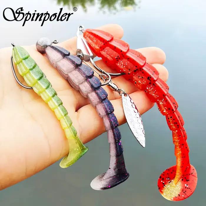 Leurre souple Spinpoler Breaker leurre pêche carnassiers brochet perche truite appât tige queue palette