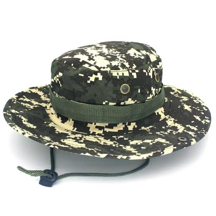 Chapeau Boonie Camouflage 60CM - Pêche Chasse Randonnée Sport Outdoor Protection Soleil
