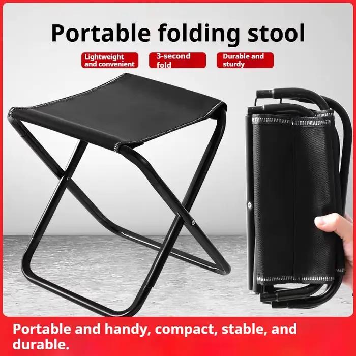 Tabouret pliant camping portable léger alliage aluminium pour pêche randonnée voyage