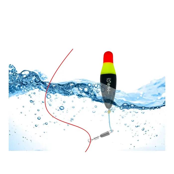 Flotteur pot-bellied en mousse pour pêche en rivière, dérive Luoyang boule glissante pour truite et gardon