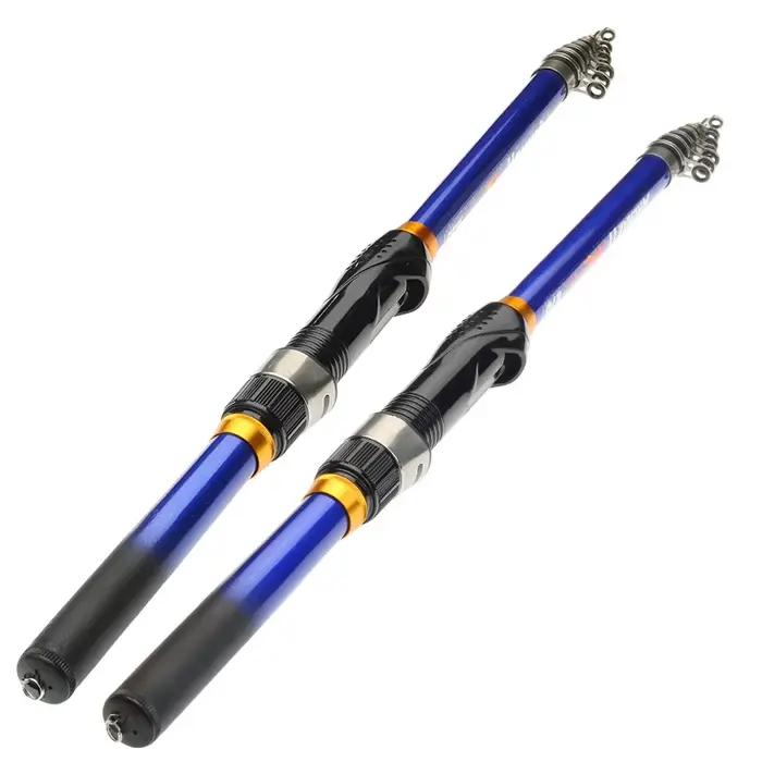 Canne télescopique BAKAWA carbone pêche rocheuse 1.5-3m, siège moulinet, voyage pêche carpe et carnassiers