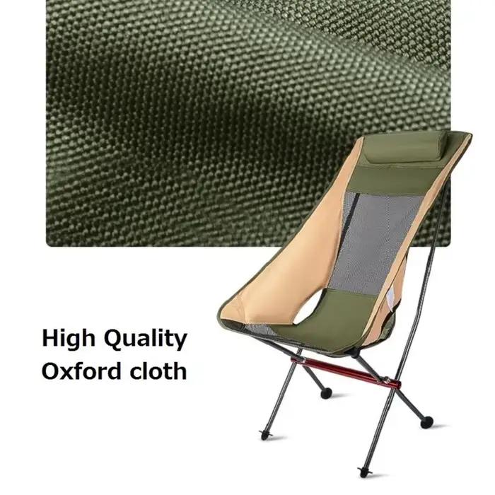 Chaise lune aluminium ultra-légère pêche pliante - Siège jardin plage camping portable randonnée