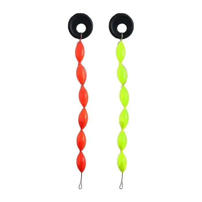 Lot de 10 flotteurs de pêche 7 étoiles en mousse avec 60 stoppeurs ligne accessoires pour montages eschage