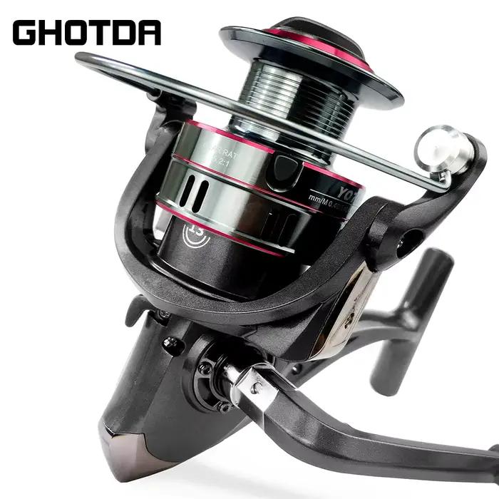 Moulinet Ghotda spinning 5.2:1 tailles 1000 à 7000 - pour pêche mer et eau douce toutes techniques