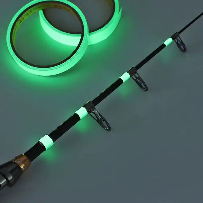 Ruban Luminescent Vert Autocollant pour Pêche - Stickers Fluorescents Avertisseurs Outils Nuit
