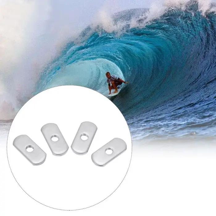 2 écrous coulissants inox pour rails de kayak - Fixation M5/M6 pour supports de cannes et accessoires de pêche
