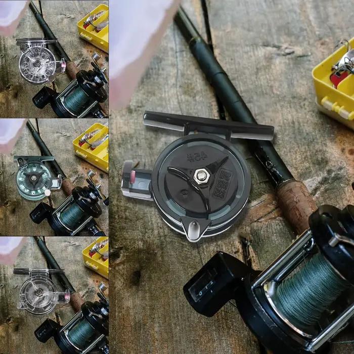 Moulinet de pêche sur glace spinning 45#/55#, roue pour pêche hivernale, moulinet casting et spinner, pour pêche en eau froide
