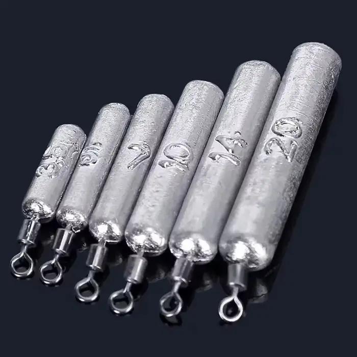 Moule à plombs de pêche mer et rivière 15 pièces, poids 3.5g à 20g, kit plombs