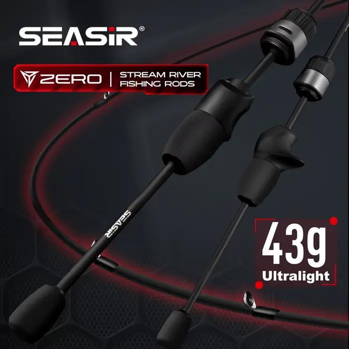 Canne BFS ultralight Seasir Zero 43g fibre carbone 1.53M pour leurres 1.5-6g pêche rivière