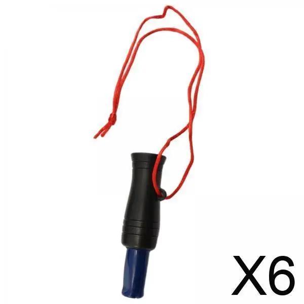 Pack de 6 sifflets appeaux canards - Leurres d'oiseaux pour chasse aux oies et gibier d'eau