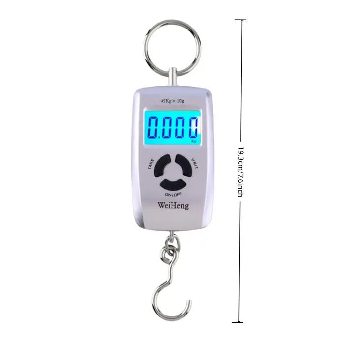 Mini balance électronique suspendue 45kg portable pour voyage poissons et bagages