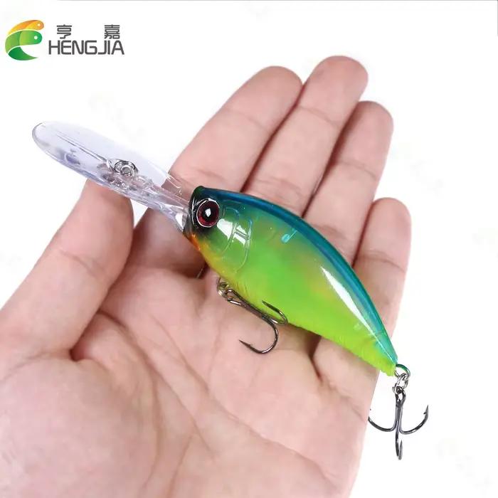 Leurre dur crankbait Hengjia 12.5cm 20.5g pour brochet carpe - Wobbler de pêche profond avec bavette