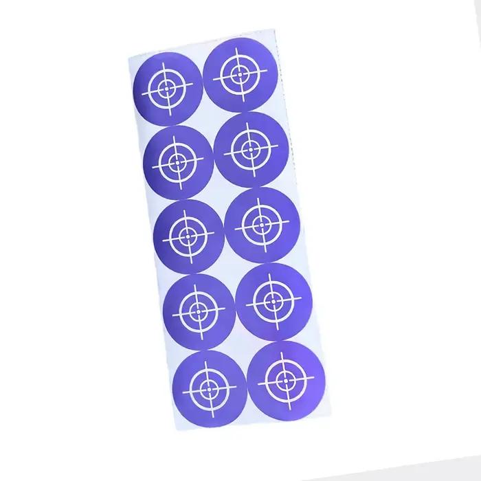 100 autocollants cibles calibrage 4cm adhésifs auxiliaires précision visée tir pêche