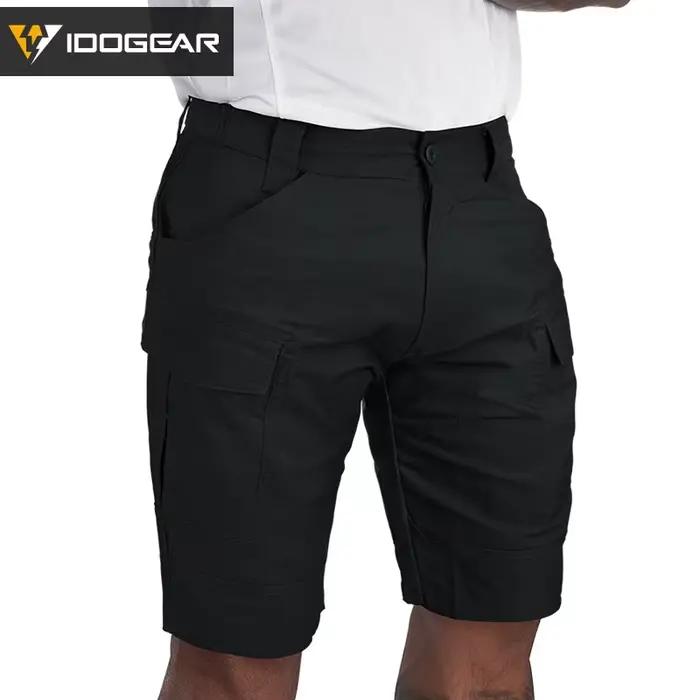 Short tactique pêche IDOGEAR homme séchage rapide multi-poches stretch randonnée vélo été