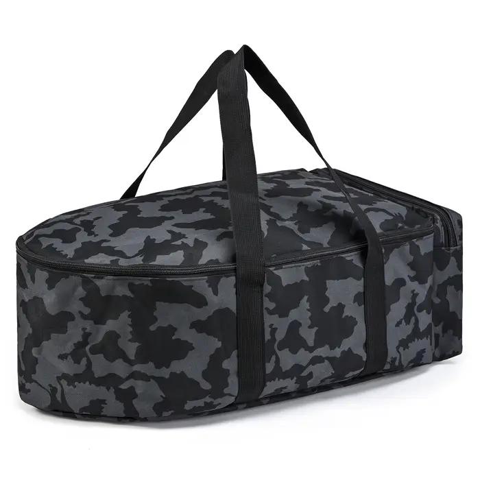 Grand sac transport bateau appâts pêche capacité XL imperméable 1000D Oxford pour bateau amorce