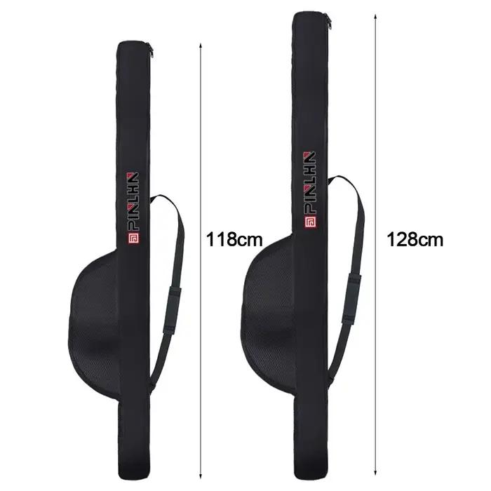 Nouveau sac canne à pêche portable pliable avec sangle - Étui 118/128cm pour canne et moulinet