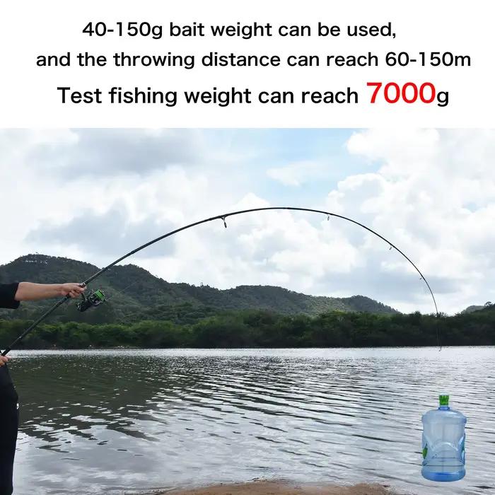 Canne BIUTIFU 2Tips Carp Fishing Rod 3.5lb Carbone 30t pour pêche à la carpe en shore casting