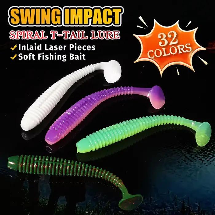 Leurres souples Supercontinent Impact Ring Shad 6 à 20 pièces - Leurres nageurs pour pêche sportive