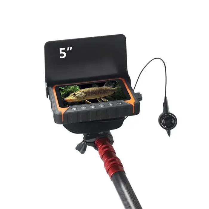 Caméra sous-marine 7 pouces IPS pour pêche en profondeur 30m avec fonction endoscope AV Fish Finder