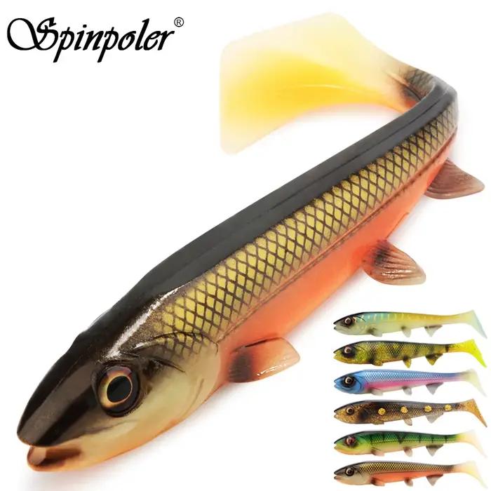 Swimbait Bombshad 14-18cm - Leurre silicone imprimé pour gros prédateurs marins et brochet