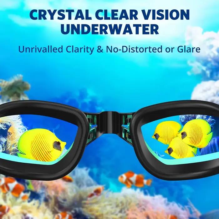 Lunettes natation professionnelles étanches - anti-buée 100% UV sans fuite adultes