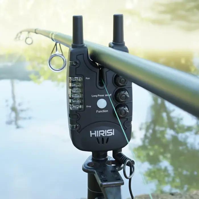 Alarme de touche pour pêche à la carpe Hirisi B150, volume et sensibilité réglables avec LED